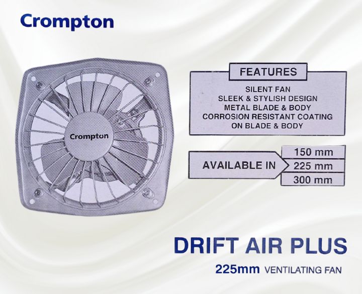 Crompton-Exhaust-Fan-Drift-Air-Plus-Grey 225mm-1
